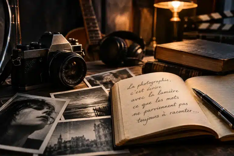 Photographie et poésie, un univers artistique mêlant appareil photo, écriture, musique et cinéma.